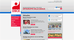 Desktop Screenshot of igbce-halle.de