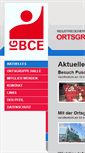 Mobile Screenshot of igbce-halle.de